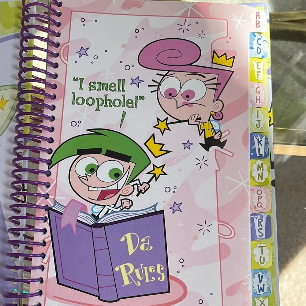 Fairly Odd Parents Address Book- rare